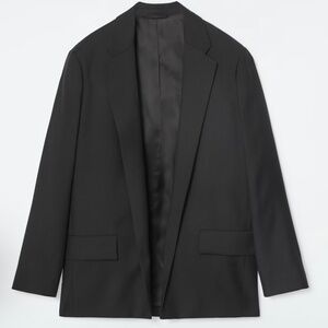 COS Blazer Black Wool Blazer Jacket Size 8 NWT